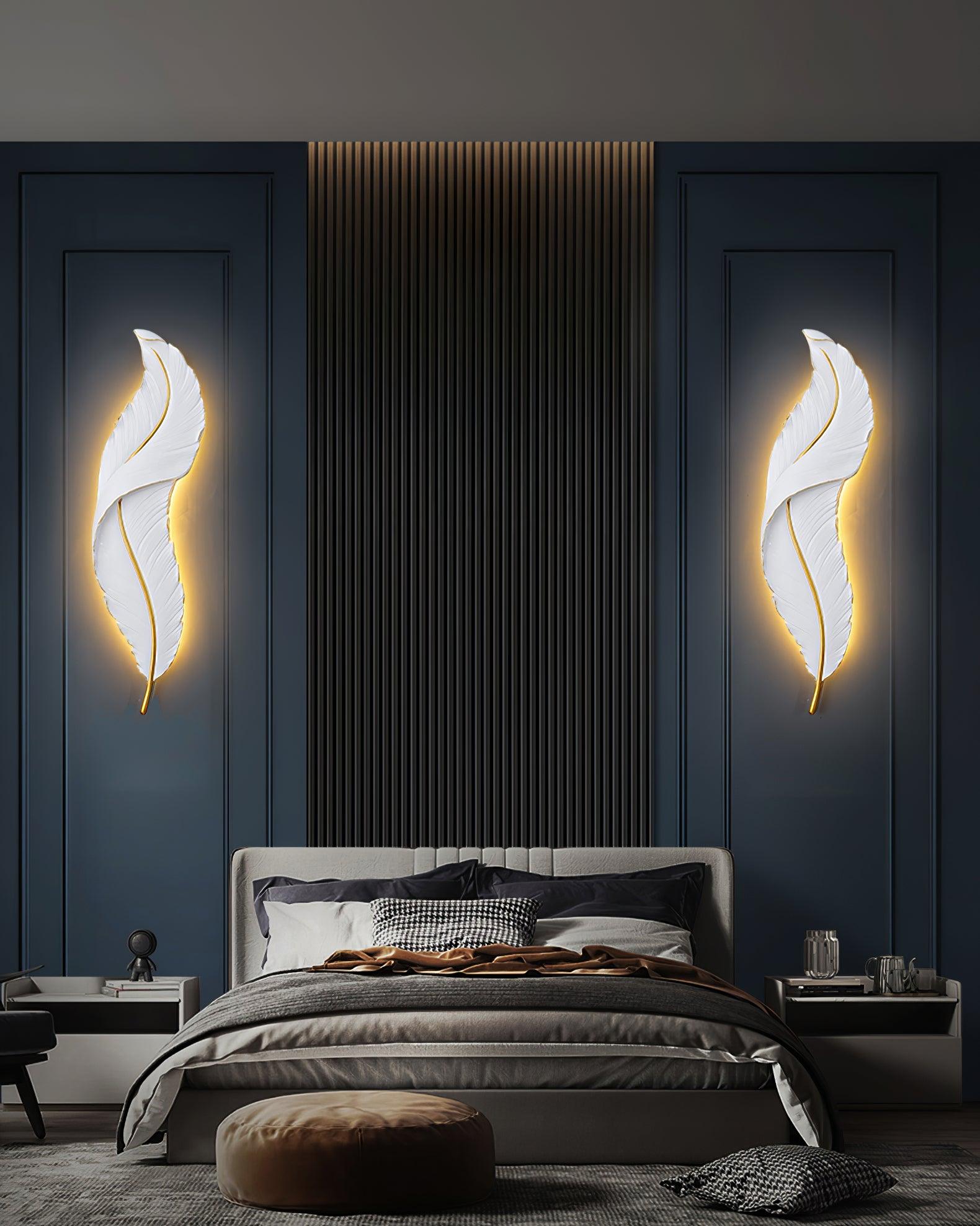 Feather Wall Lamp