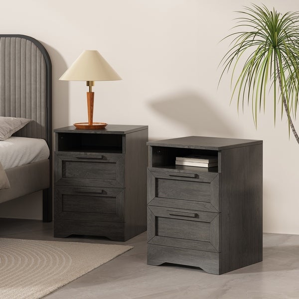 Danbury 2 Drawer Nightstands by Christopher Knight Home - - 37827524