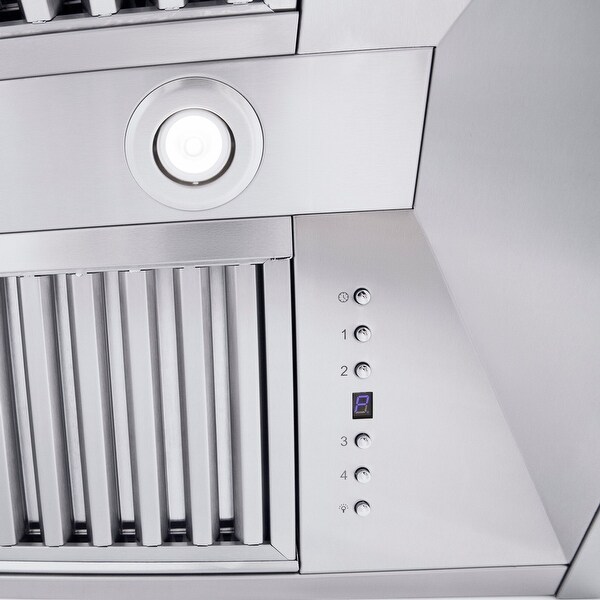 ZLINE Convertible Vent Wall Mount Range Hood in Stainless Steel