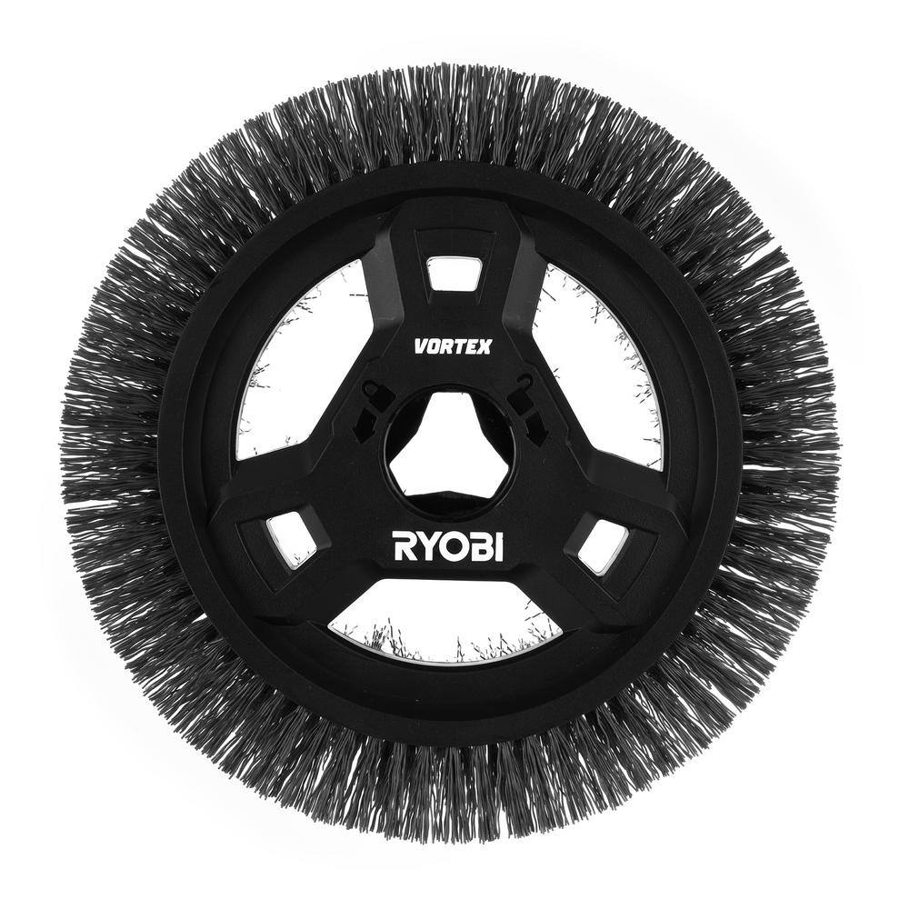 RYOBI 9 in. VORTEX Hard Bristle Brush A95HRB9