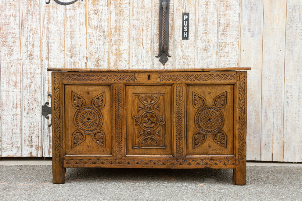 Handsome Early 19th Century English Chest   Mediterranean   Accent Chests And Cabinets   by De cor  Houzz