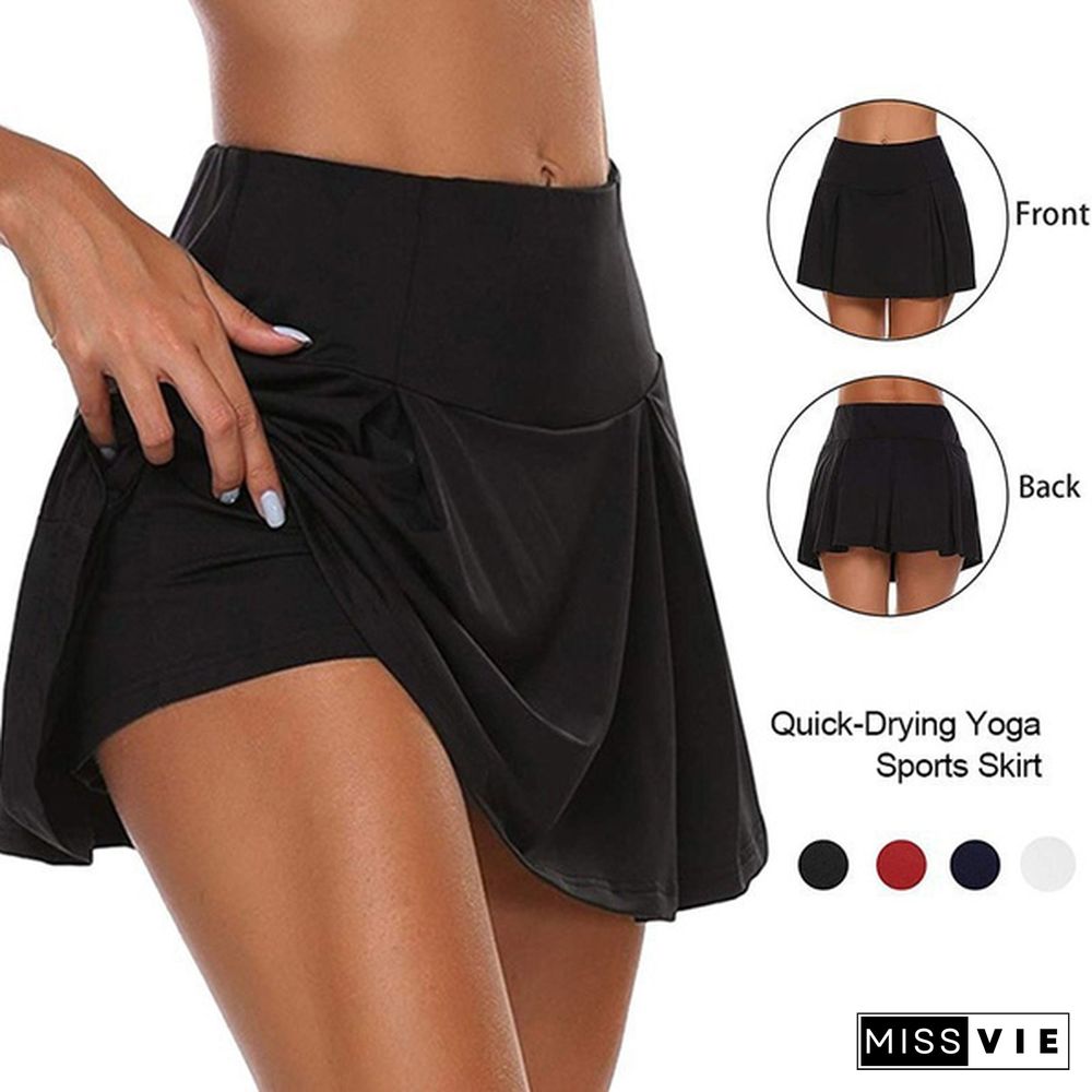 Tennis Skirts For Women With Pockets Shorts Athletic Golf Skorts Activewear Running Workout Sports Skirt Xs-5Xl