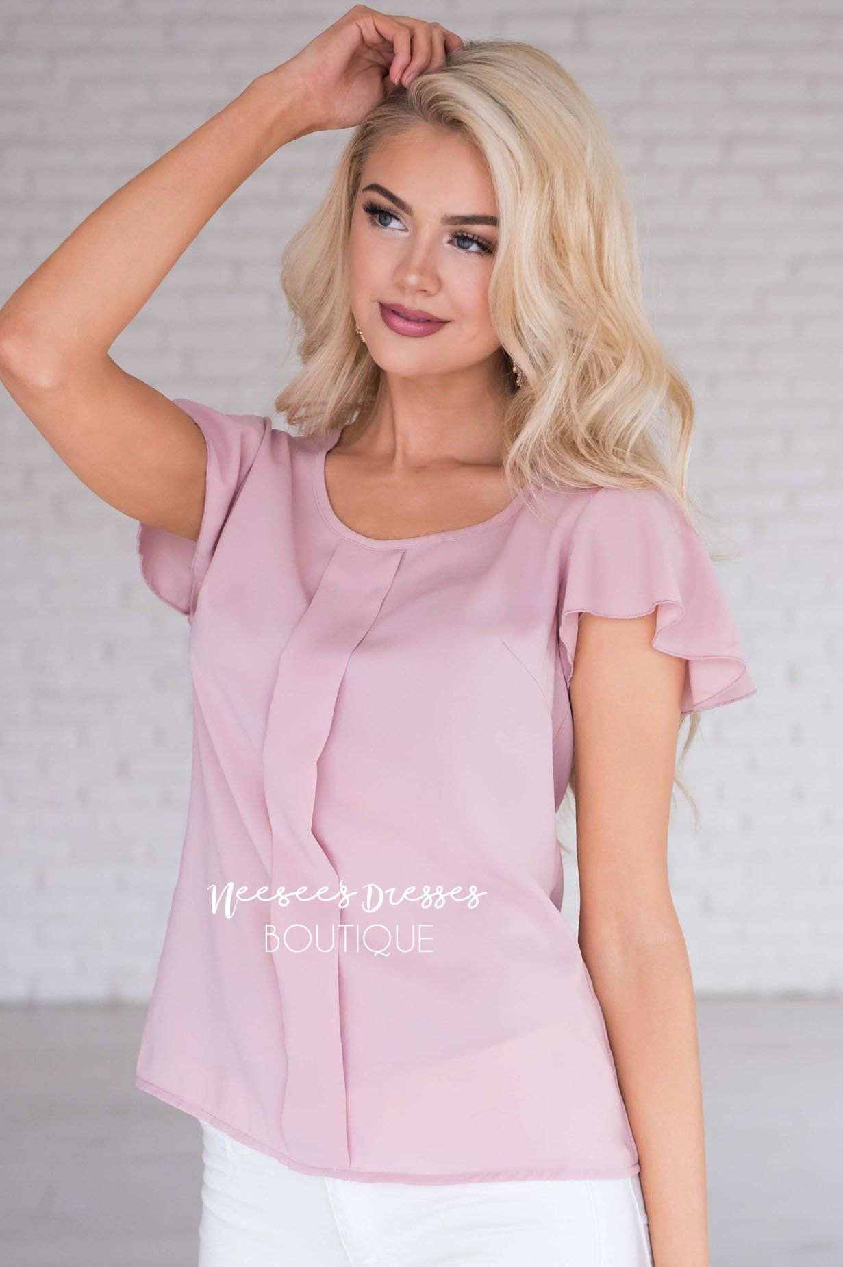 Tea Party Single Pleat Blouse