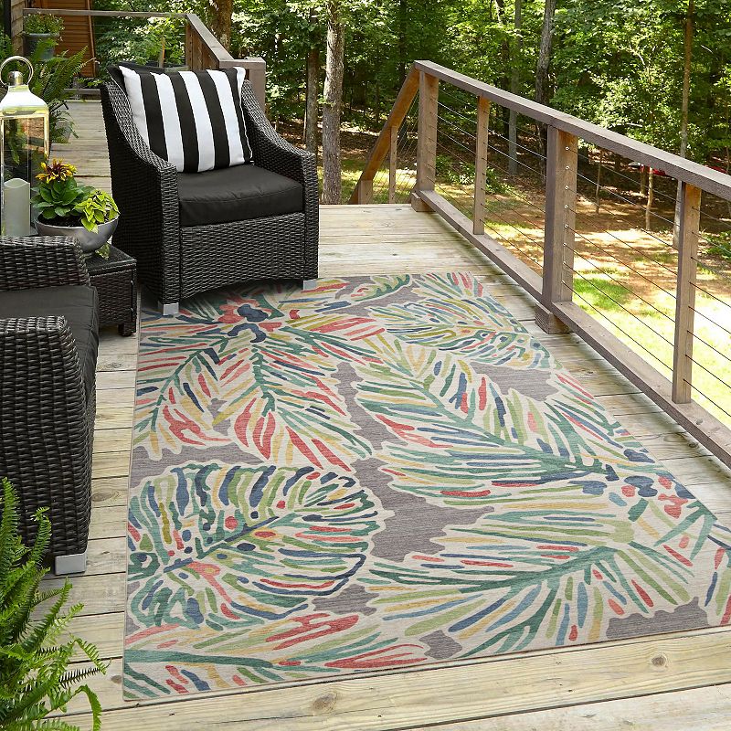 Linon Tampa Outdoor Washable Rug