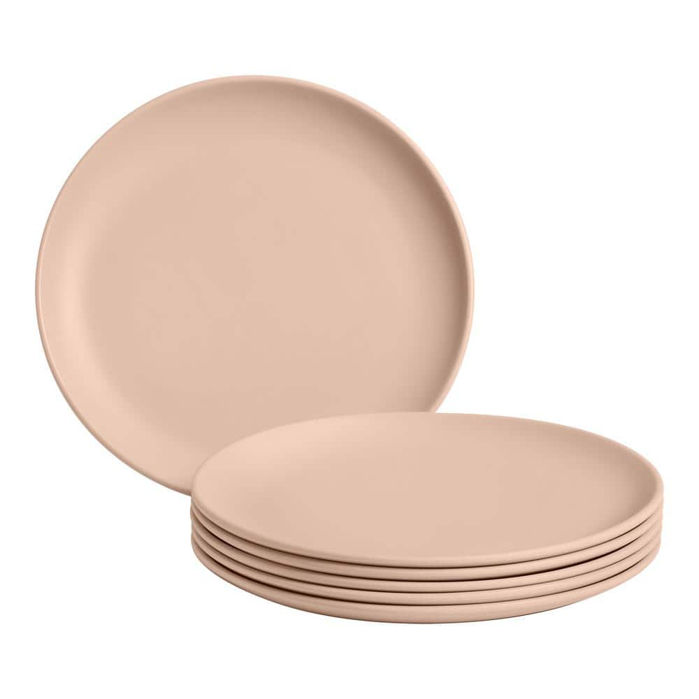 StyleWell Taryn Melamine Salad Plates in Matte Aged Clay (Set of 6) AA5479ACL