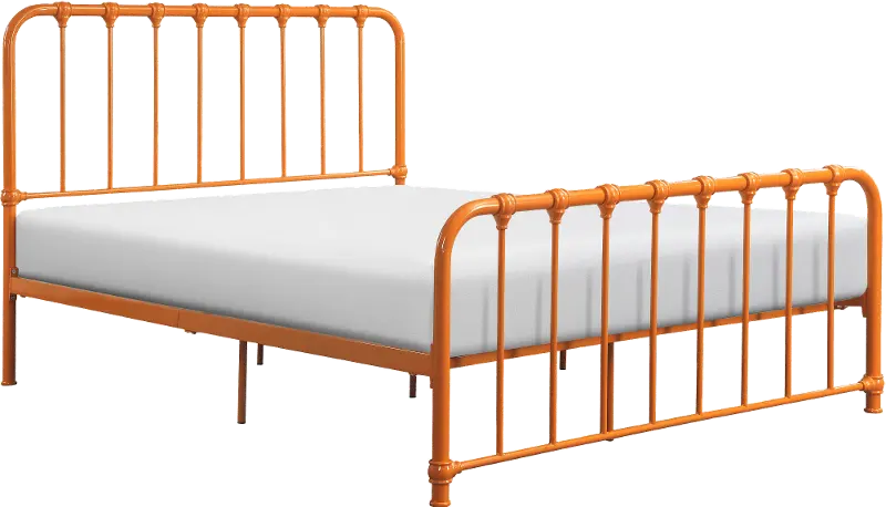 Bethany Orange Full Metal Bed