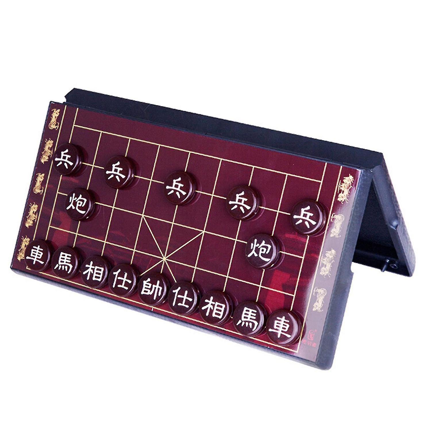 Portable Chinese Chess (xiangqi) Magnetic Travel Board Game Set Xiangqi Classic Educational Strateg