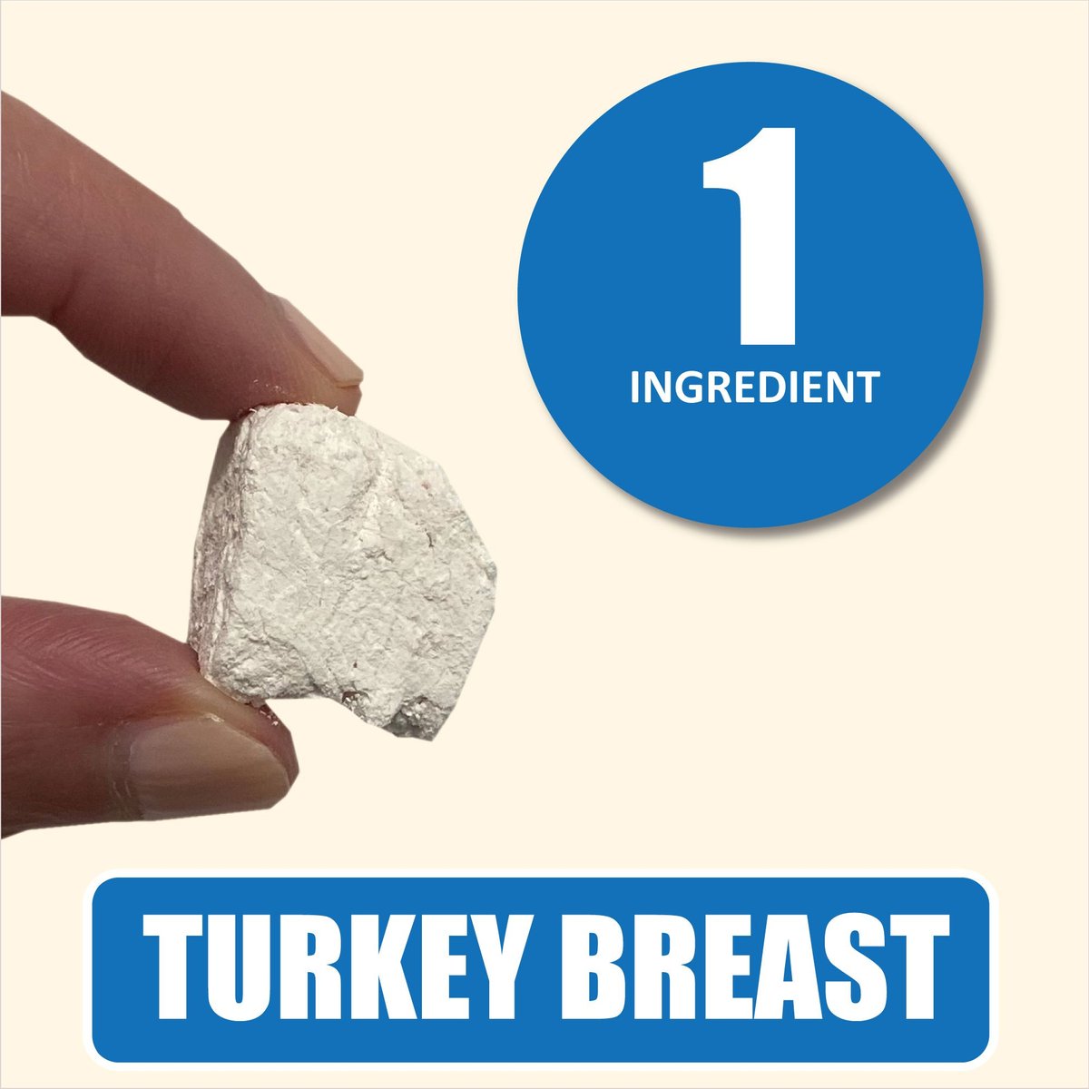 Whole Life Just One Ingredient Pure Turkey Breast Freeze-Dried Cat Treats