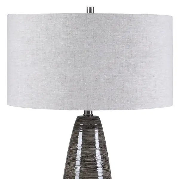 Uttermost Cosmo Charcoal Table Lamp