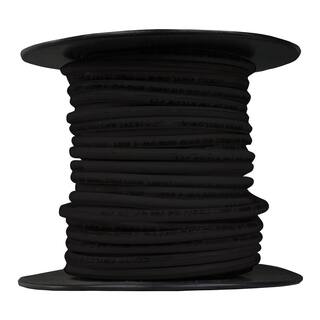 Cerrowire 25 ft. 14 Gauge Black Solid Copper THHN Wire 112-1401A