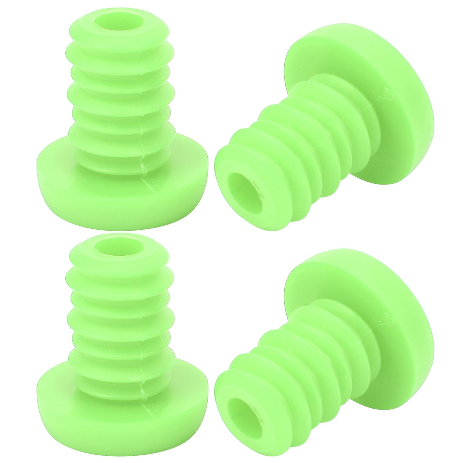 Ztto Bike Handlebar Grips Bar Ends Screw Plugs Polyester Rubber Bicycle Cycling Accessorygreen