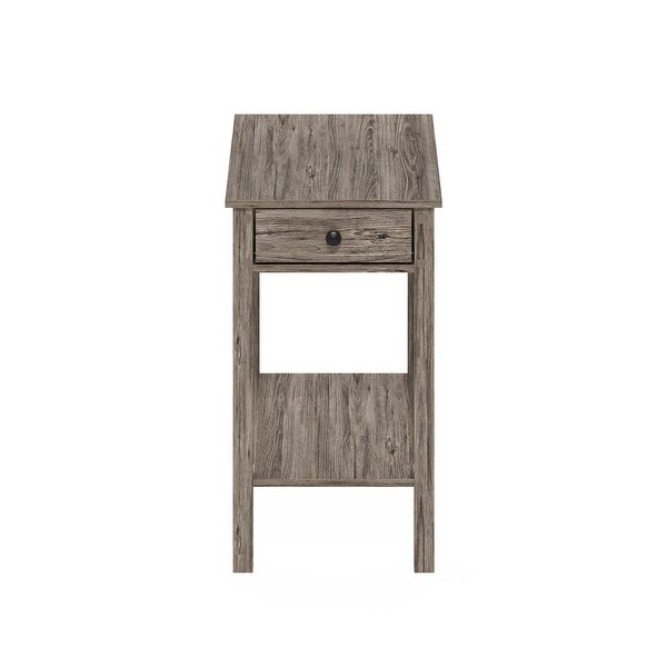 Furinno Classic Rectangular Side Table with Drawer