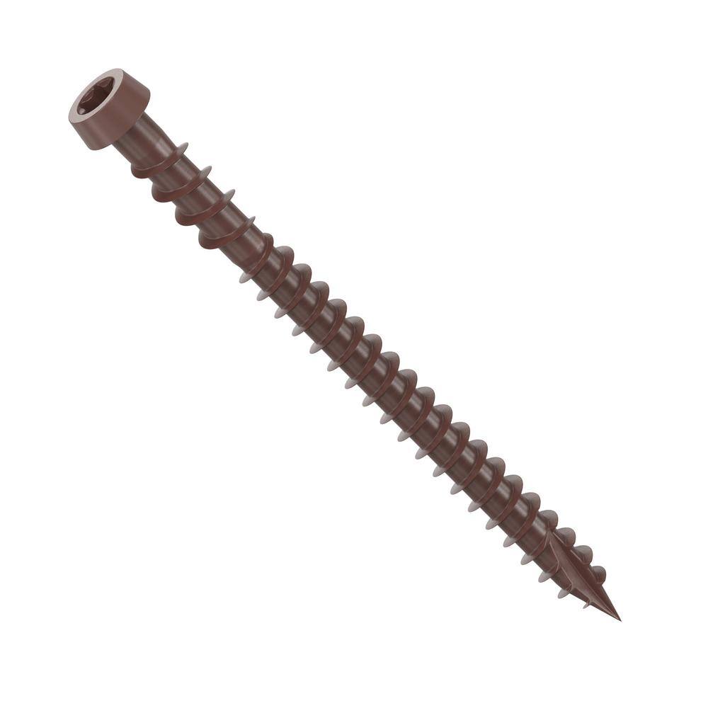 CAMO #10 2-12 in. Brown Star Drive Trim-Head Composite Deck Screw (1750-Count) 0349259