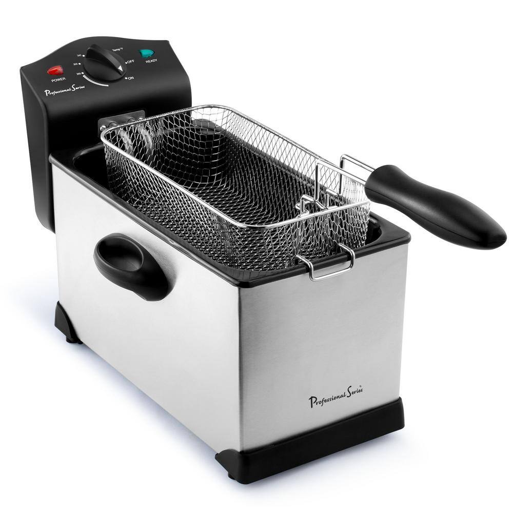 Continental Professional Series 3 qt. Stainless Steel Deep Fryer PS75911