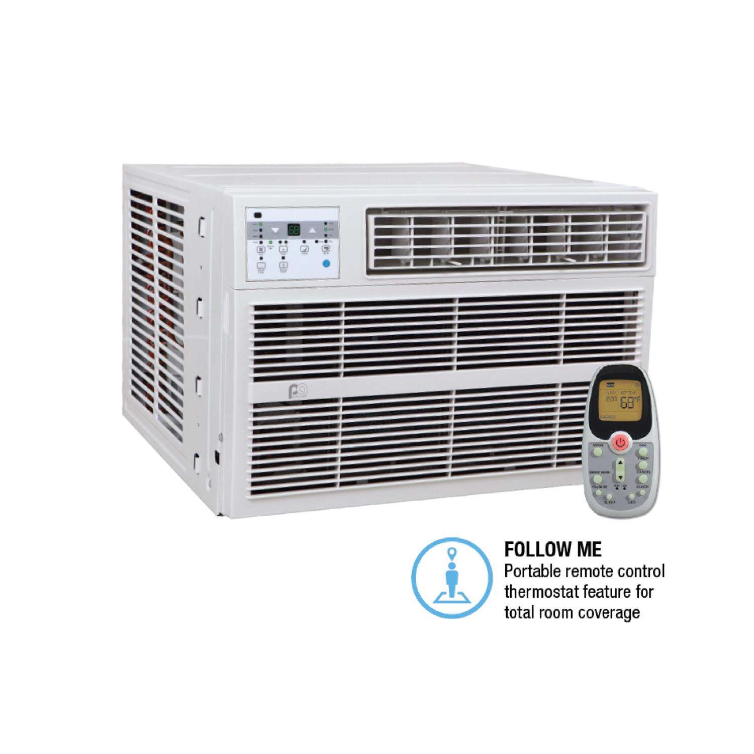 Perfect Aire 8000 BTU Window Air Conditioner w/Heat w/Remote