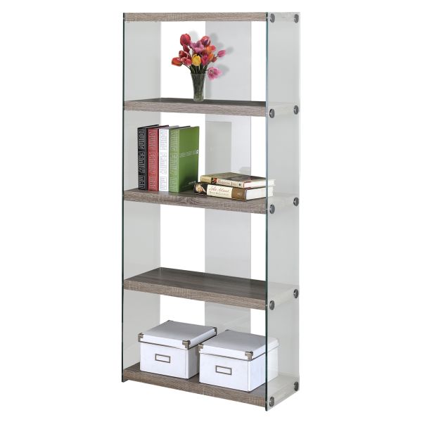 Bookshelf， Bookcase， Etagere， 5 Tier， 60