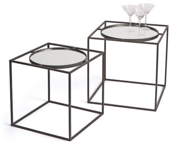 Framed Tray Nesting Tables   Industrial   Coffee Table Sets   by GO HOME LTD  Houzz