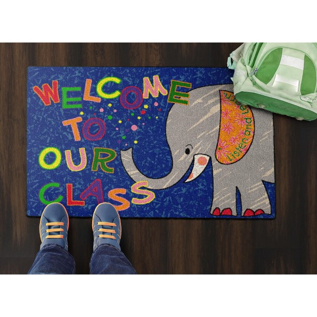 Flagship Carpets Elephant Welcome Mat 2 x27 X 3 x27