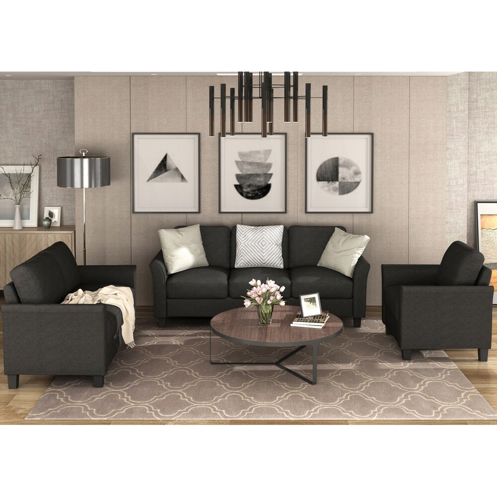 Living Room Sets Armrest Sofa Single Sofa Loveseat Chair 3 Seat Sofa