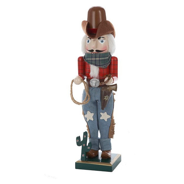 Wooden Cowboy Nutcracker