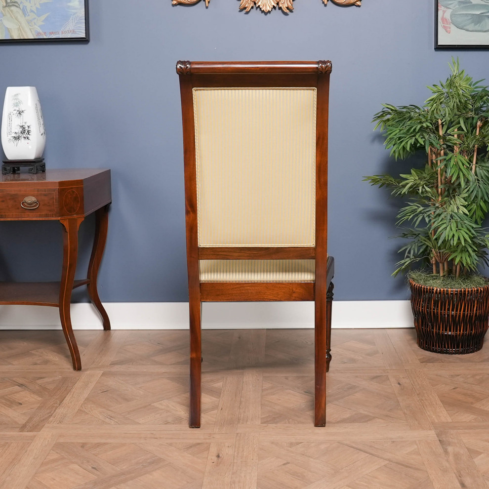 Tall Back Upholstered Side Chair   Traditional   Dining Chairs   by Niagara Furniture  Houzz