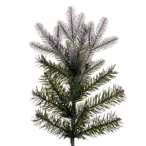 Vickerman 5.5' x 36 Frosted Douglas Fir Artificial Slim Unlit Christmas Tree.