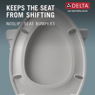 Delta Foundations 2-piece 1.28 GPF Single Flush Elongated Front Toilet in White Seat Included (9-Pack) SVS9-C43913-WH