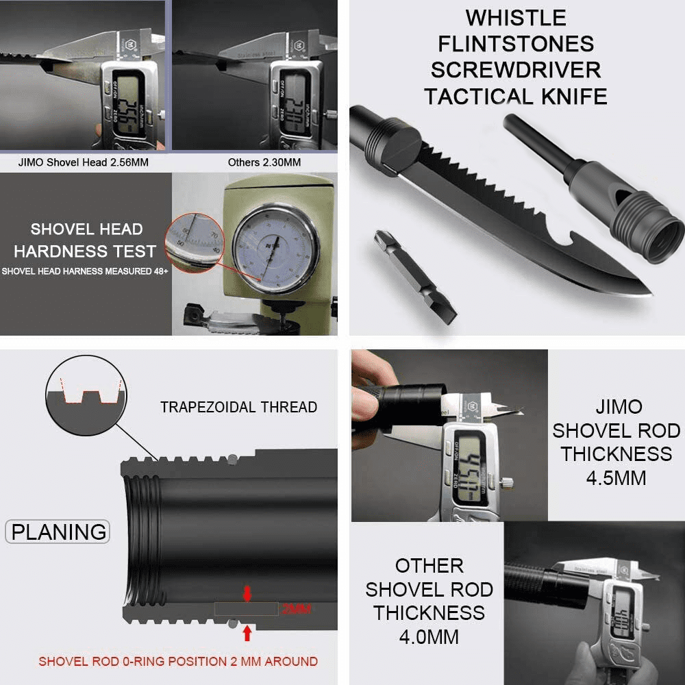 Shipping Military Folding Shovel Multi Functional Survival Garden Shovel Camping Shovel Tactical Entrenching Tool