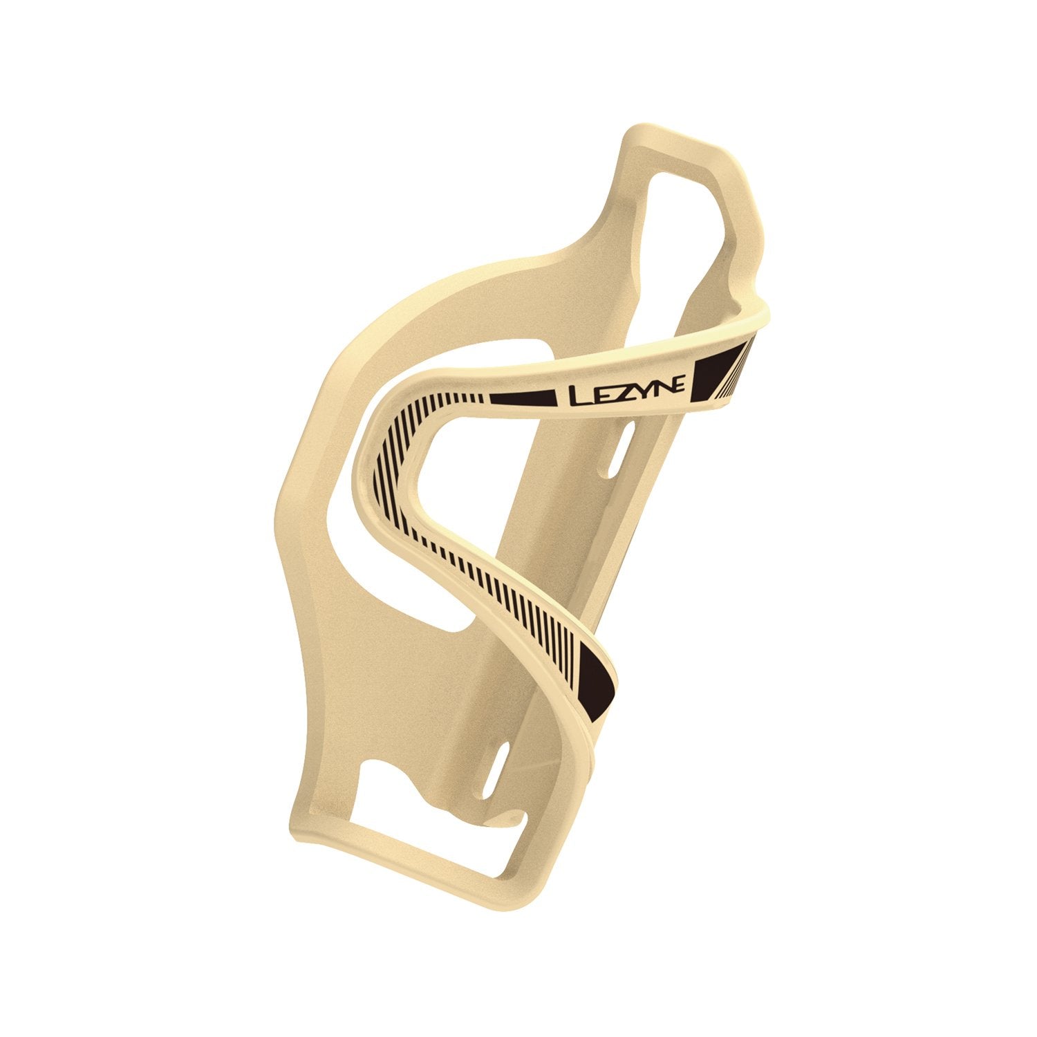 Lezyne Flow SL Enhanced Water Bottle Cage - Left Side - Matt Tan