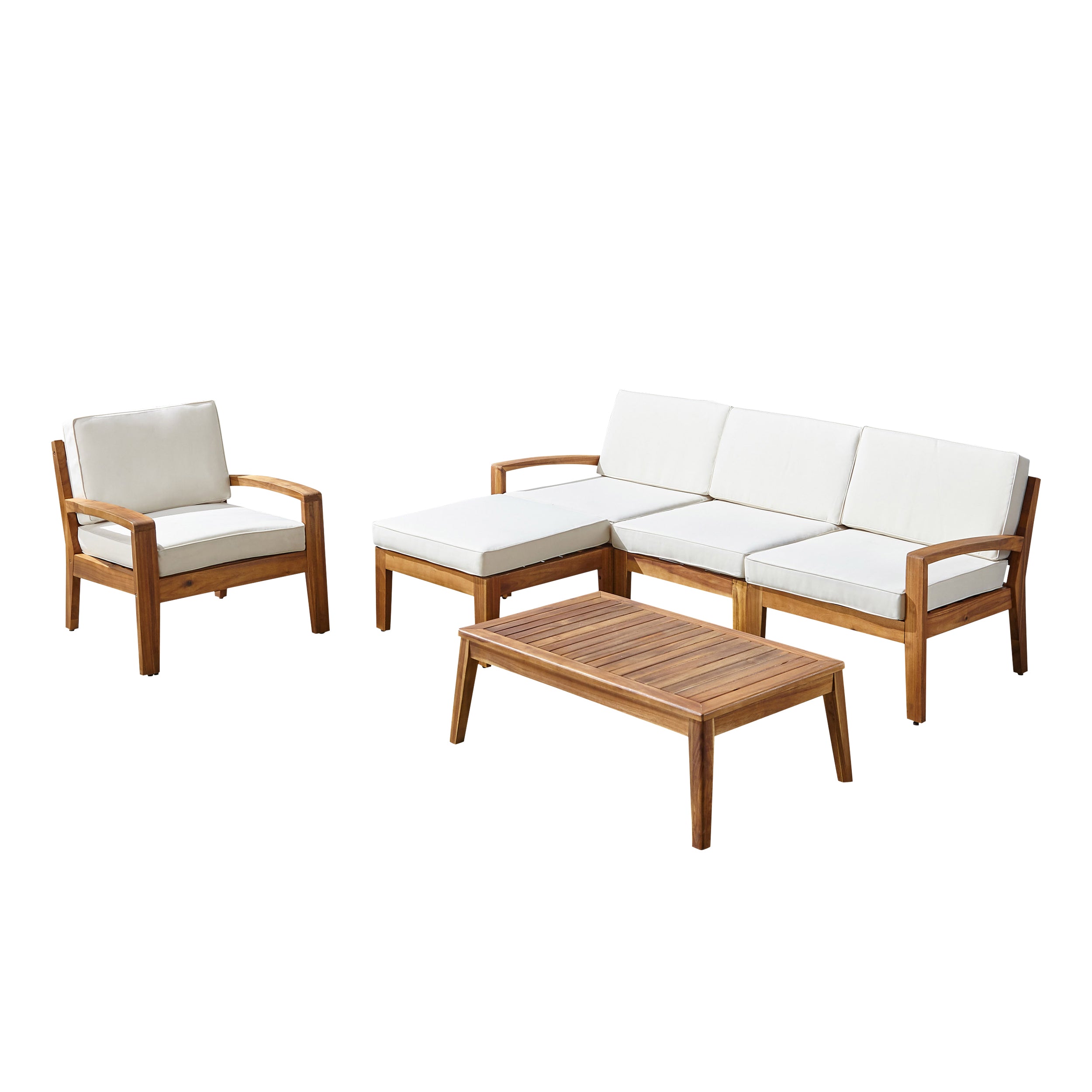 Parma 4-Seater Sectional Sofa Set For Patio with Club Chair