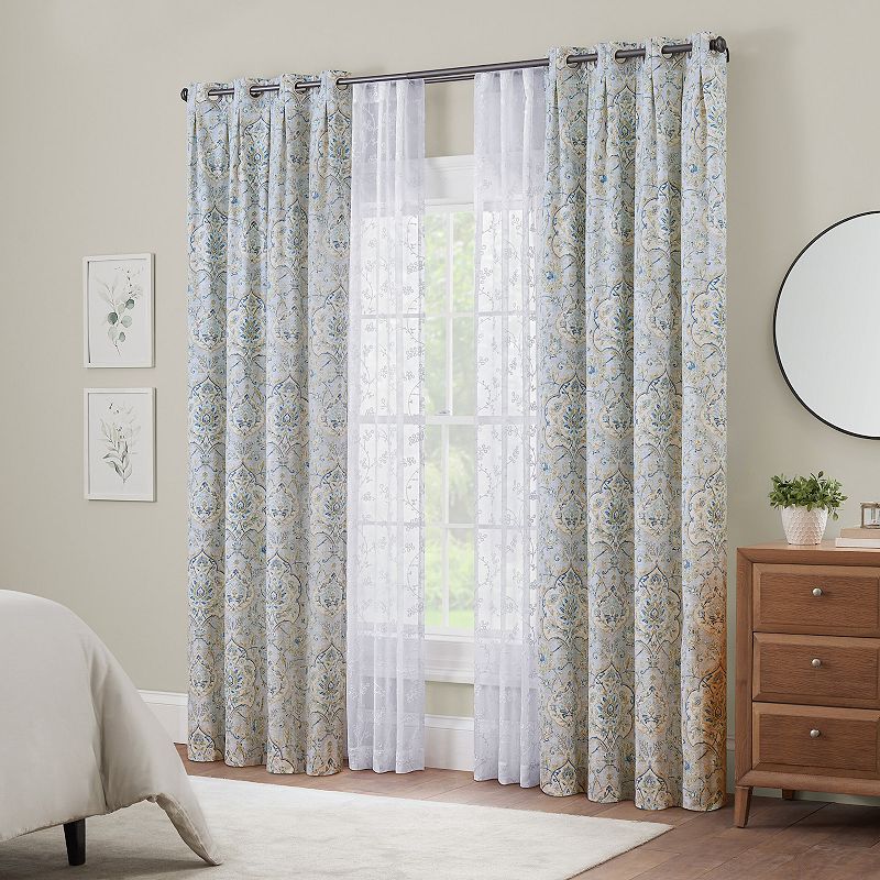 Waverly Flying Carpet Grommet Window Curtain Panel