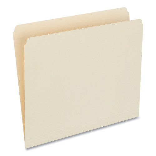 Universal Top Tab Manila File Folders， Straight Tab， Letter Size， 11 pt. Manila， 100/Box (12110)