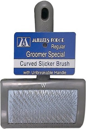 Millers Forge Unbreakable Style Slicker Brush， Regular