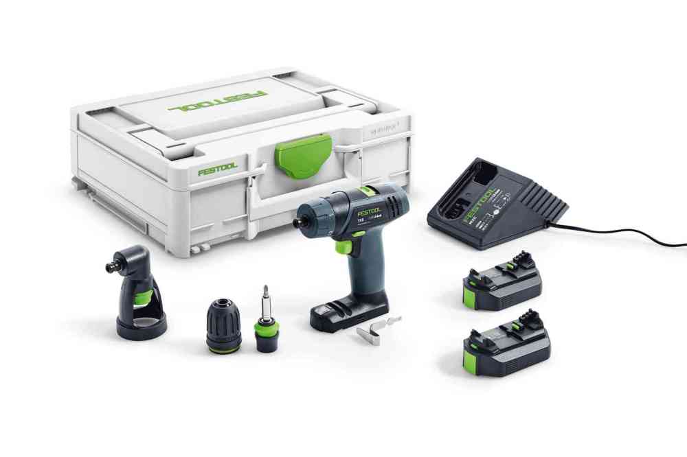Festool 6-Set TXS 2 Compact Cordless 10.8 Volt Drill Driver