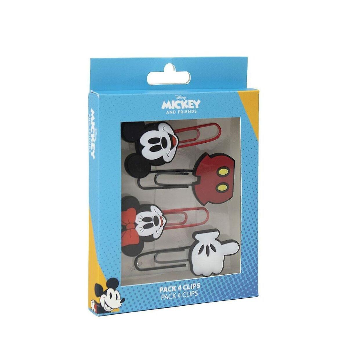 Trombones Mickey Mouse 4 Unités Caoutchouc Plastique