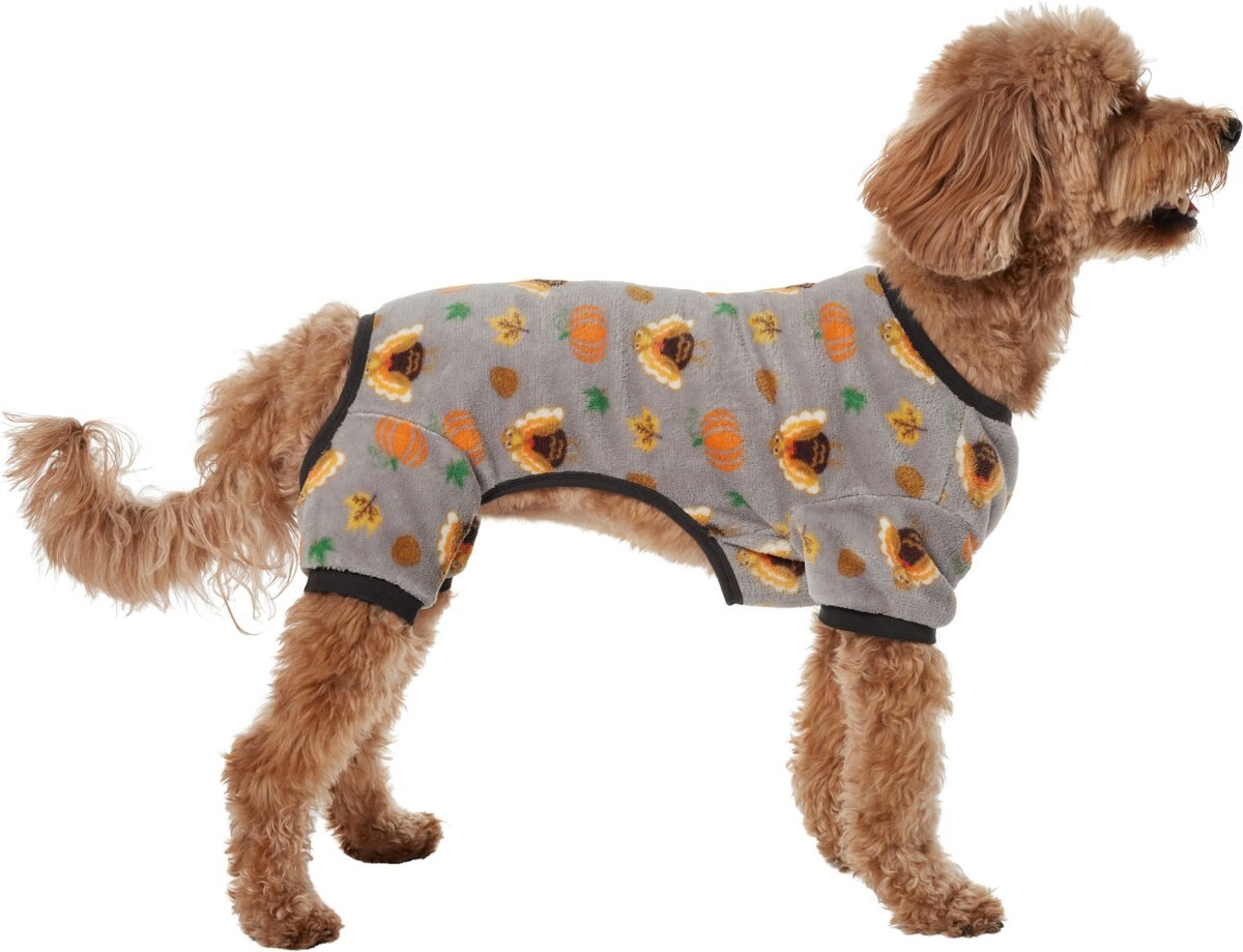 Frisco Lil Turkey Dog and Cat Fleece Pajamas