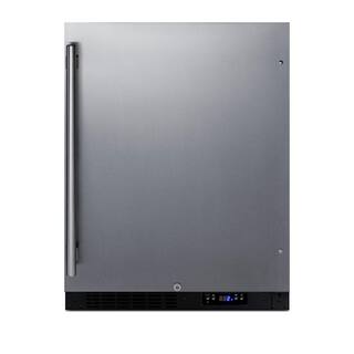 Summit Appliance 4.0 cu. ft. Upright Frost-Free Freezer in Stainless Steel ADA Height ALFZ51