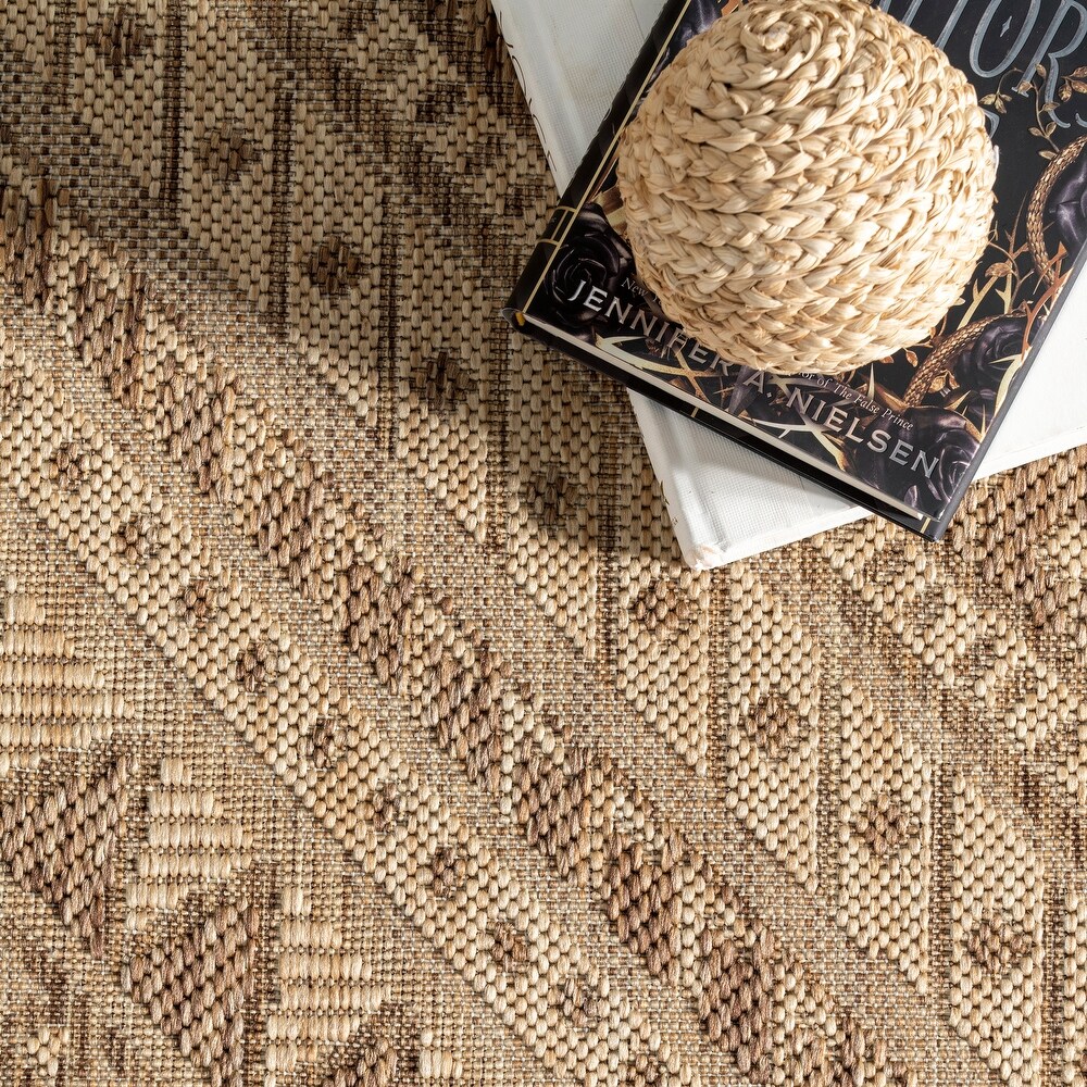Brooklyn Rug Co Landry Aztec Indoor/Outdoor Area Rug