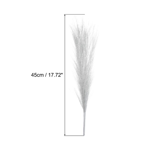 Faux Pampas Grass 17.7 Fake Pampas Grass for Wedding Decoration