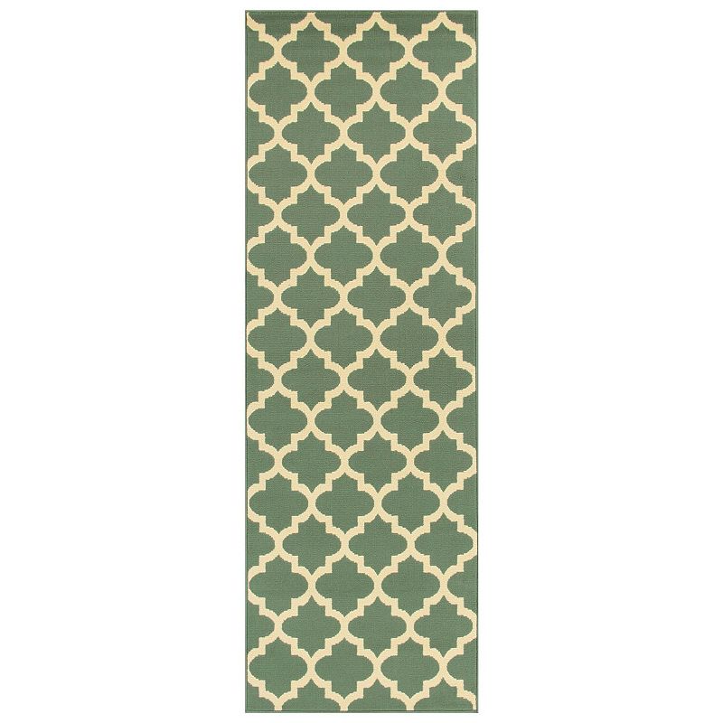 SUPERIOR Modern Quatrefoil Indoor Area Rug