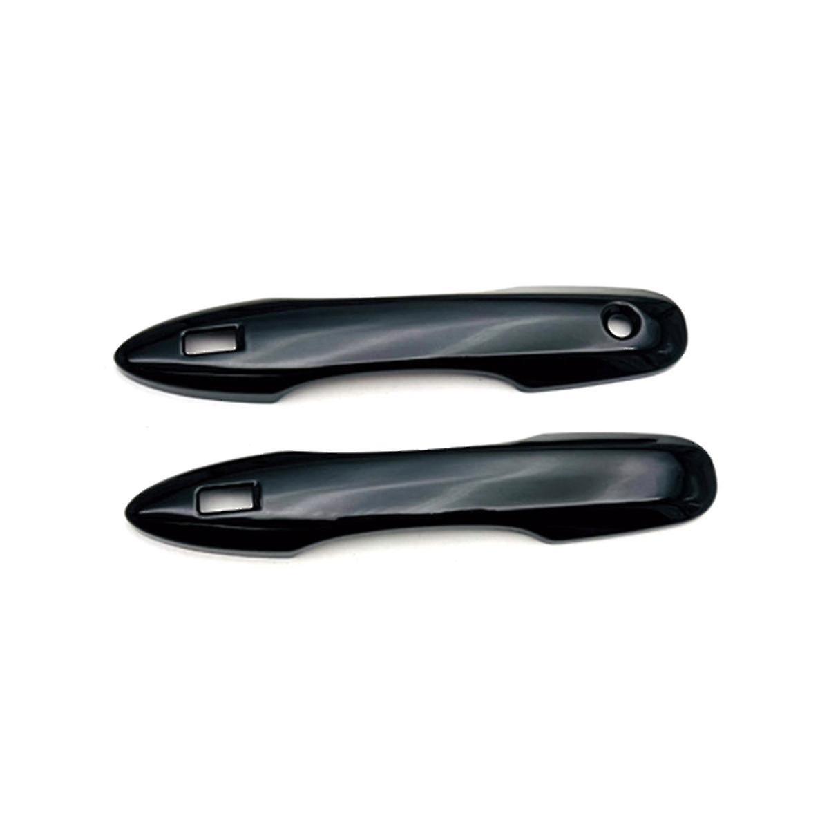 Car Bright Black Door Handle Cover Trim Decorator Sticker Exterior Accessories For C28 2022 2023