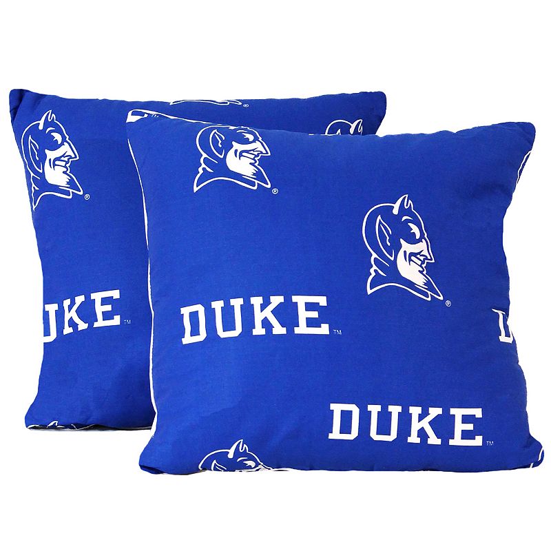 College Covers Duke Blue Devils 16 Decorative Pillow Set