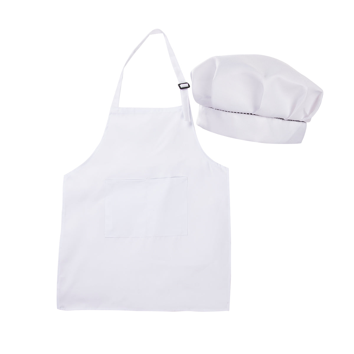 Suanret Children Front Pocket Bib Apron Kid Boys Girls Apron Kitchen Craft Kid Apron Child Painting Cooking White 7-13 Years