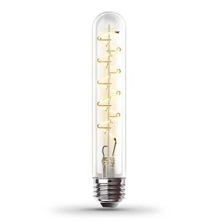 Feit Electric 25-Watt Equivalent T10 Dimmable Spiral Filament Large Clear Glass E26 Vintage Edison LED Light Bulb Warm White (12-Pack) T10LSCLLEDHDRP12