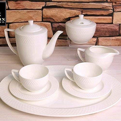 WILMAX JULIA SUGAR BOWL and CREAMER SET: SUGAR BO WL 11 OZ  340 ML and CREAMER WL-880112/2C