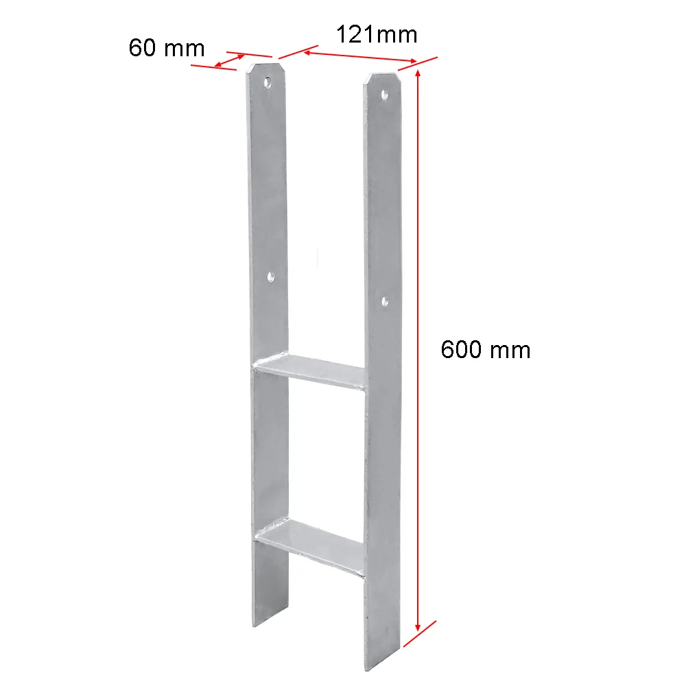 Factory Supply Fascinating Price H Beam 91 101 121 mm Ground Garden Stake Anchor