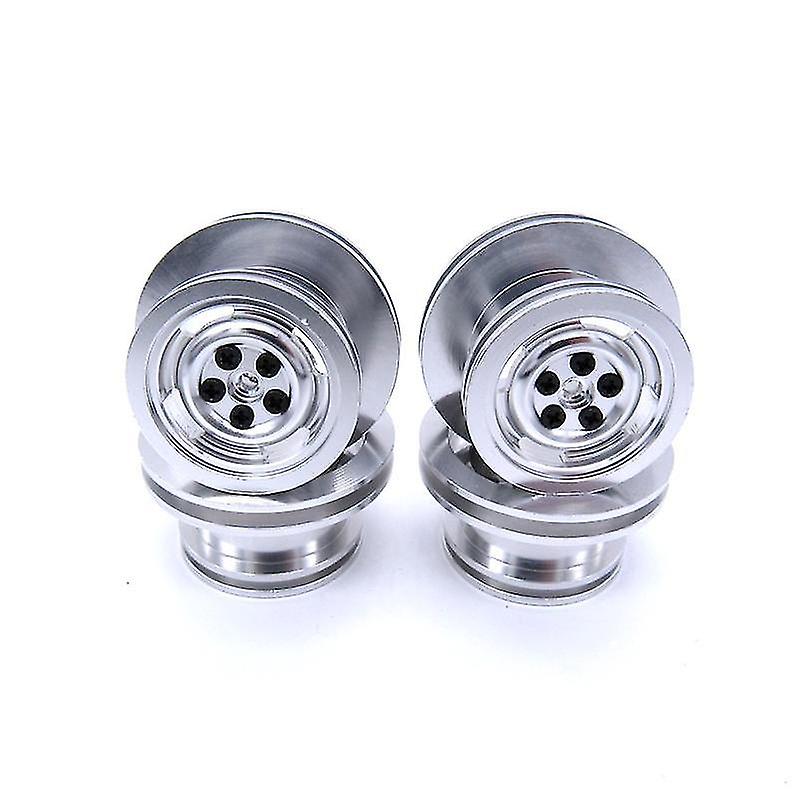 4pcs Rc Car Metal Wheel Hub Wheels Rim For 1/12 Mn D90 D91 D96 D99s Model Car Replacement Parts Acc