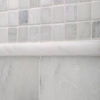 Jeffrey Court Carrara White 11.75 in. x 11.75 in. Honed Marble Wall and Floor Mosaic Tile (0.958 sq. ft.Each) 99050