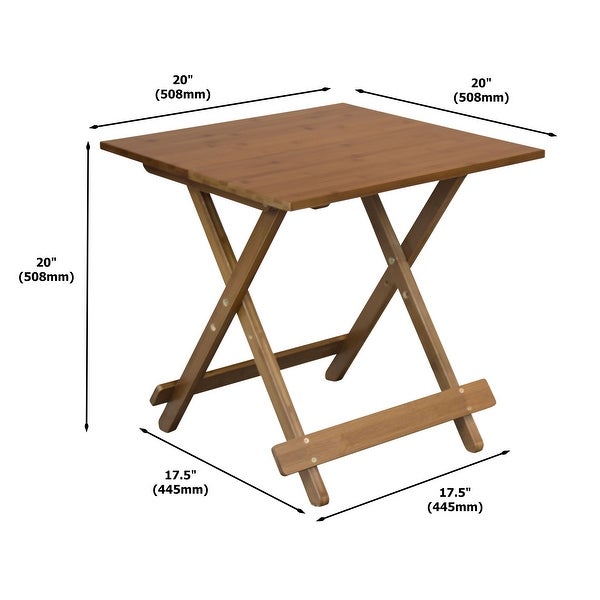 Solid Bamboo Folding Table