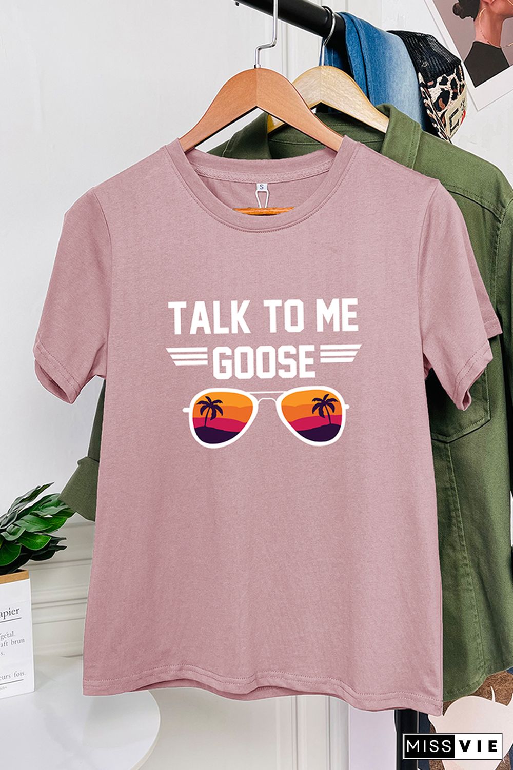 Talk to Me Goose Short Sleeve Graphic Tee Wholesale